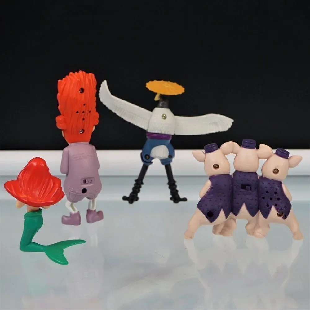 McDonalds Happy Meal Toys Disney Ariel Rumpelstiltskin 3 Little Pigs Bird